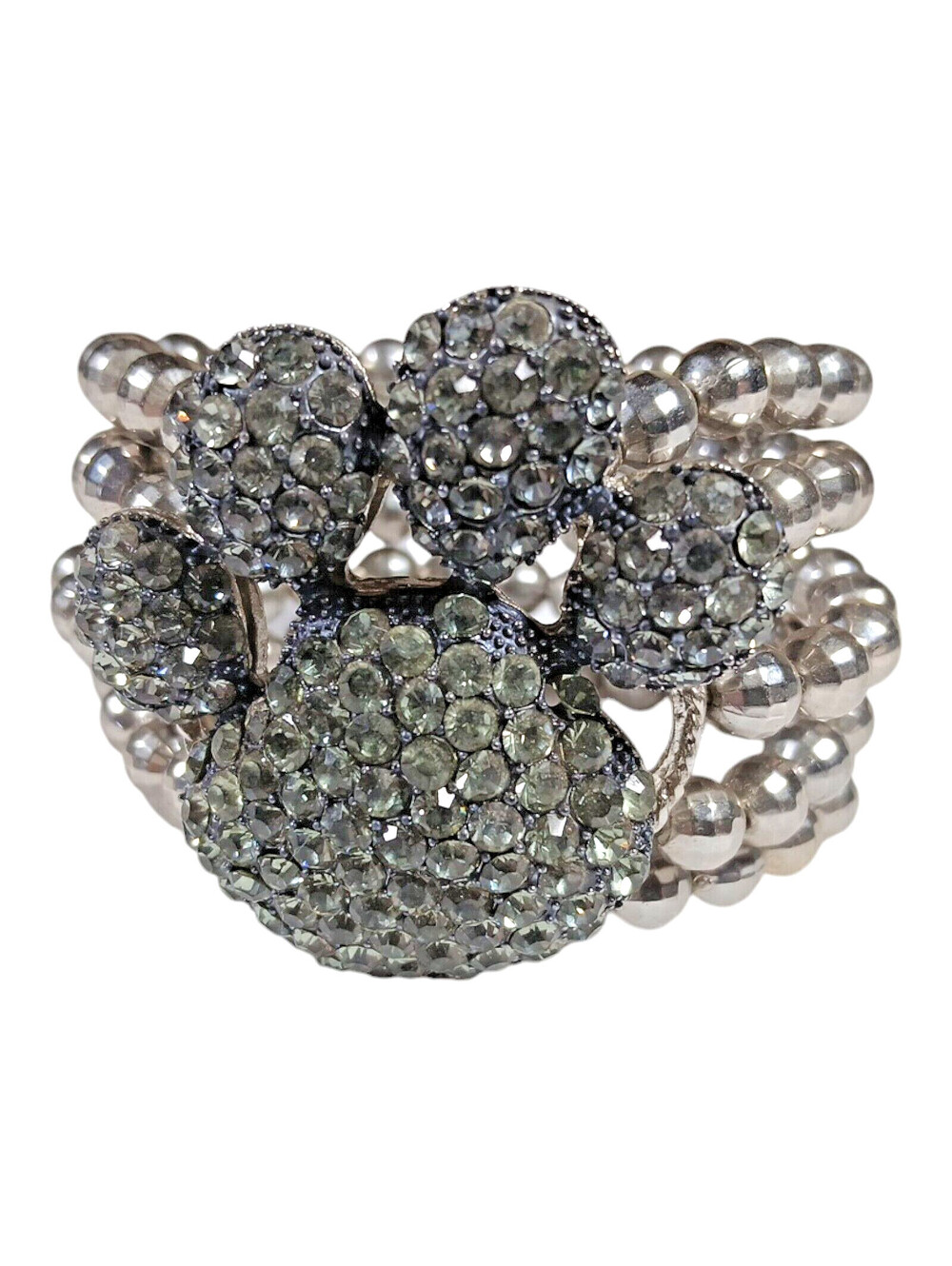 Sparkling Rhinestone Paw Print 5-layer Stretch Animal lover Dog Cat Mom Bracelet